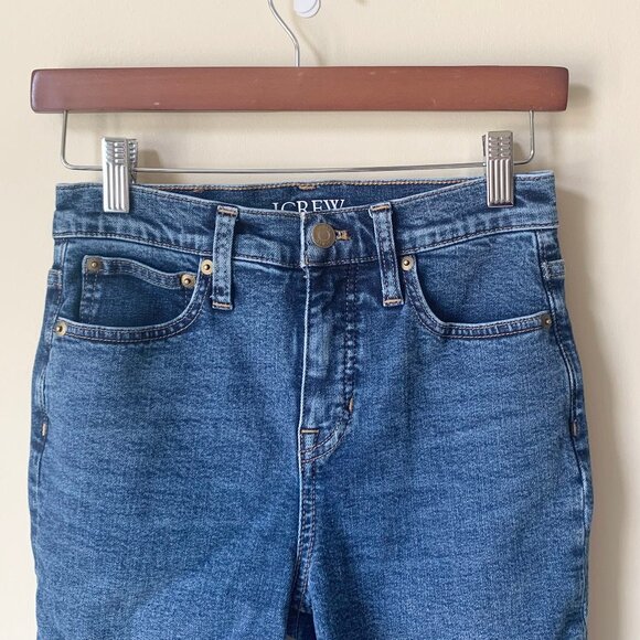 EUC J. Crew Slim Demi Boot Jean, Blue, Size 25 Petite - Picture 4 of 16